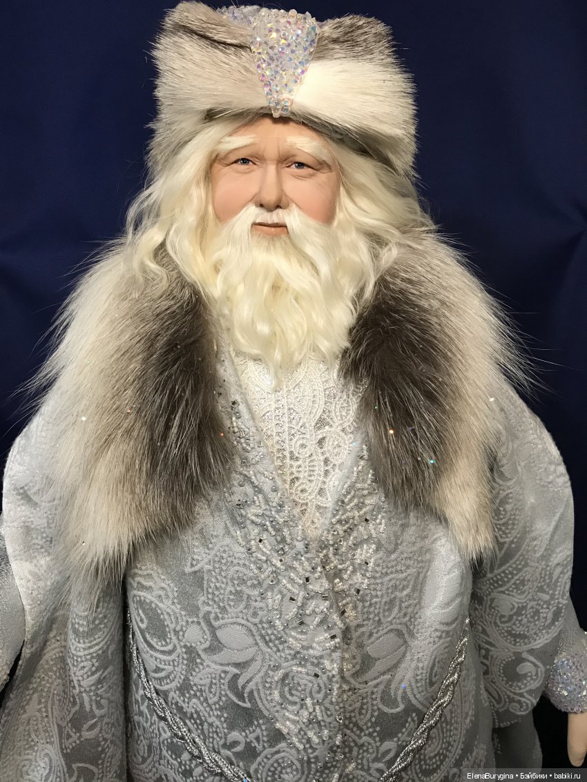 Дедушка Мороз. Авторская кукла Елены Бурыгиной (фото 2)