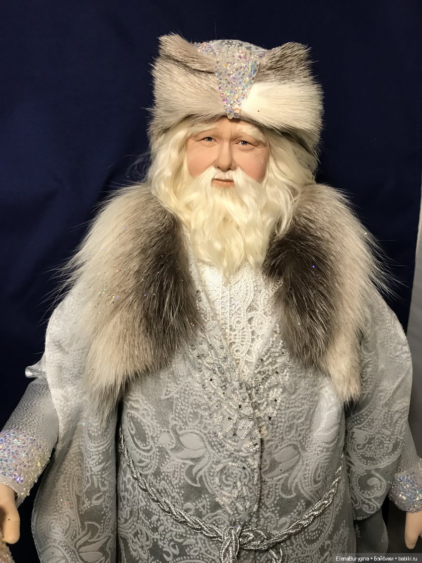 Дедушка Мороз. Авторская кукла Елены Бурыгиной (фото 5)