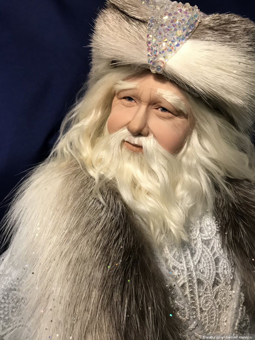 Дедушка Мороз. Авторская кукла Елены Бурыгиной