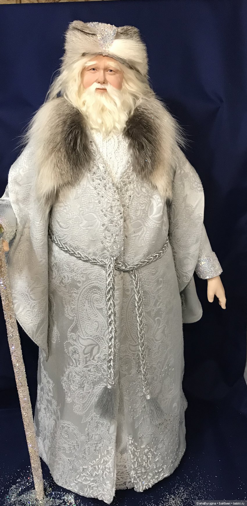 Дедушка Мороз. Авторская кукла Елены Бурыгиной (фото 3)