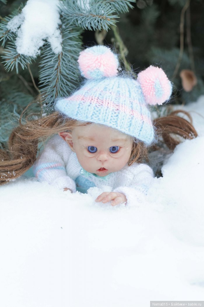 Маришка. Зимняя сказка — Куклы Реборн (Reborn): работы мастеров (фото 8)