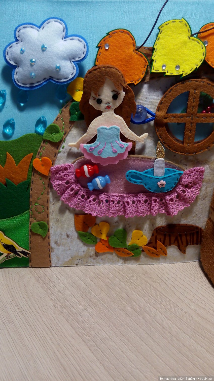 Рождение книги из фетра — Другие хобби и увлечения: сад (фото 3)