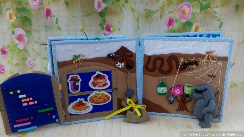 Дюймовочка в фетре — Авторские игрушки из разных материалов: синельная проволока (фото 7)