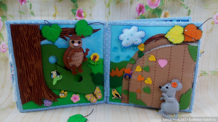 Дюймовочка в фетре — Авторские игрушки из разных материалов: синельная проволока (фото 4)