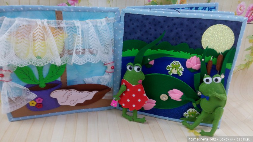 Дюймовочка в фетре — Авторские игрушки из разных материалов: синельная проволока (фото 3)