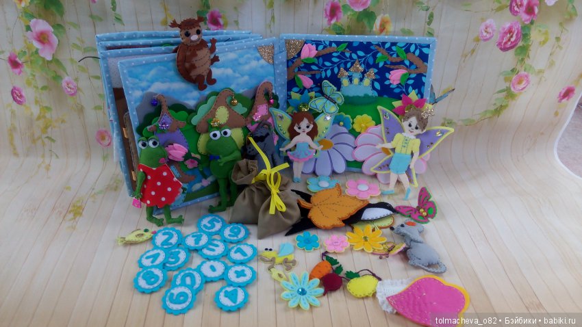 Дюймовочка в фетре — Авторские игрушки из разных материалов: синельная проволока