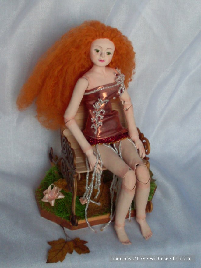 Шарнирные авторские куклы из папье-маше и самозатвердевающего пластика Стёпиной Людмилы (фото 9)