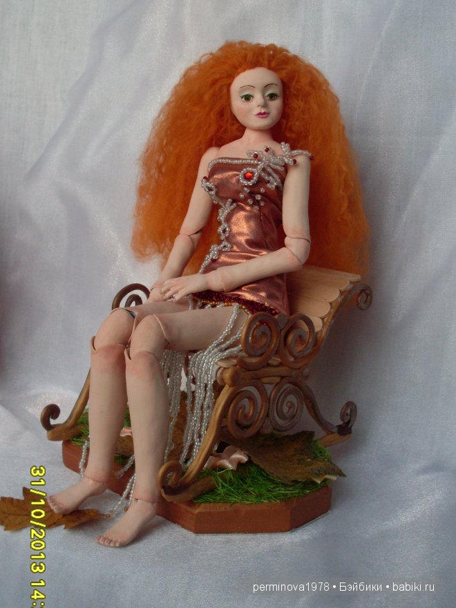 Шарнирные авторские куклы из папье-маше и самозатвердевающего пластика Стёпиной Людмилы (фото 8)