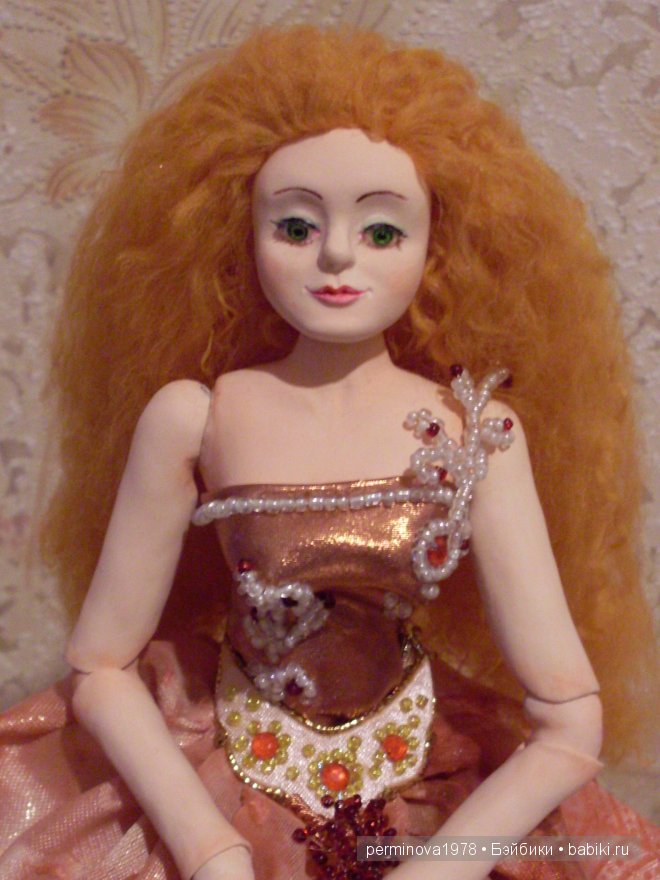 Шарнирные авторские куклы из папье-маше и самозатвердевающего пластика Стёпиной Людмилы (фото 6)