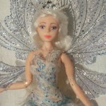 Зимняя сказка, авторская шарнирная кукла Стёпиной Людмилы