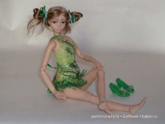Ещё одна фея, авторская шарнирная кукла (фото 5)