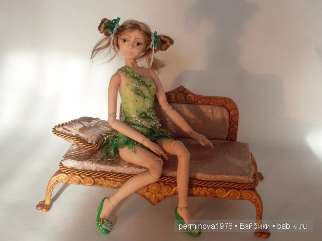 Ещё одна фея, авторская шарнирная кукла (фото 6)