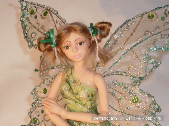 Ещё одна фея, авторская шарнирная кукла (фото 2)