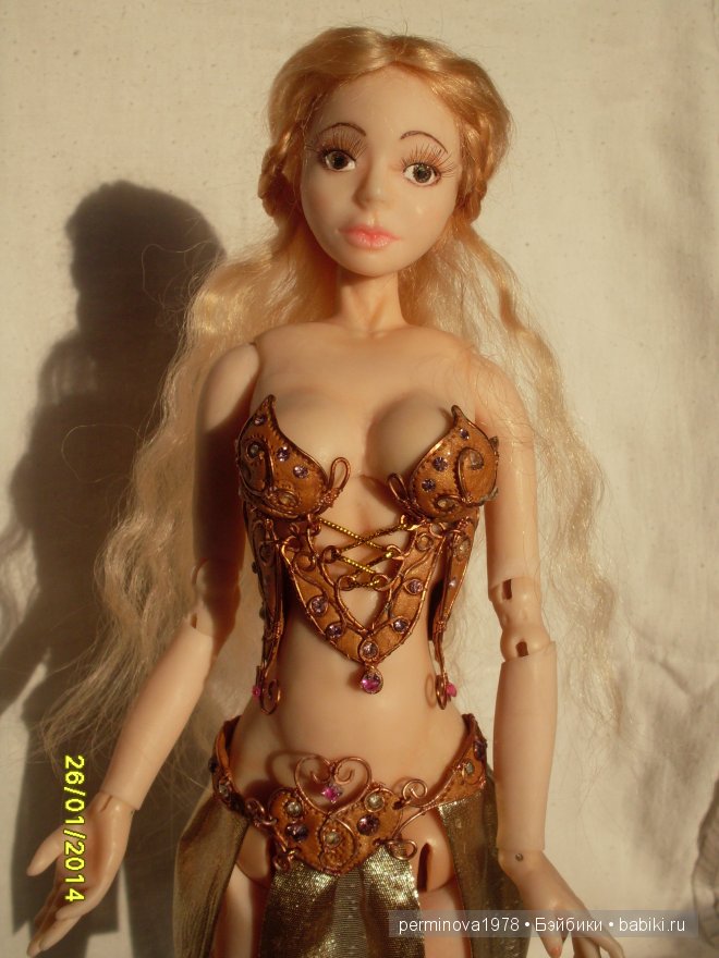 Лорана Золотой Полководец, авторская шарнирная кукла