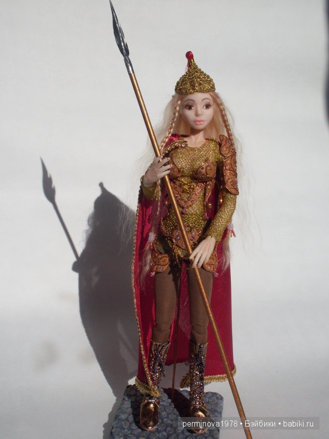 Лорана Золотой Полководец, авторская шарнирная кукла