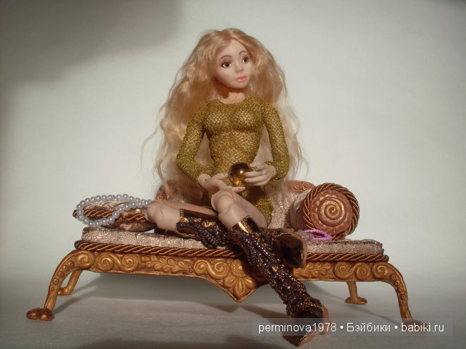 Лорана Золотой Полководец, авторская шарнирная кукла