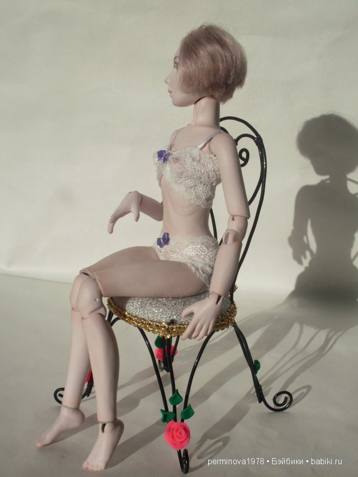 Виолетта, авторская шарнирная кукла Стёпиной Людмилы