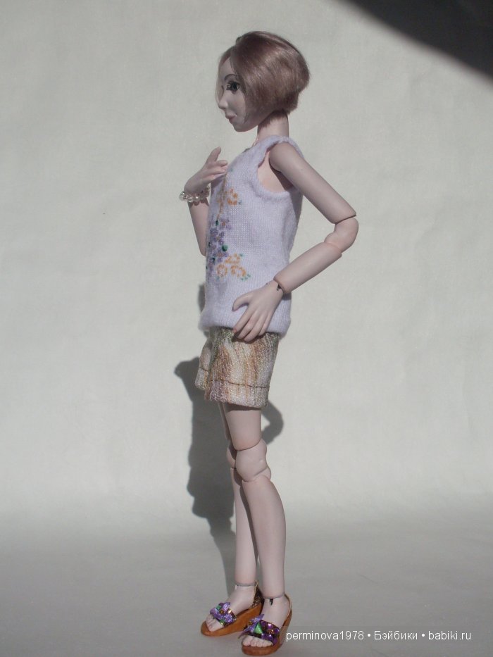 Виолетта, авторская шарнирная кукла Стёпиной Людмилы