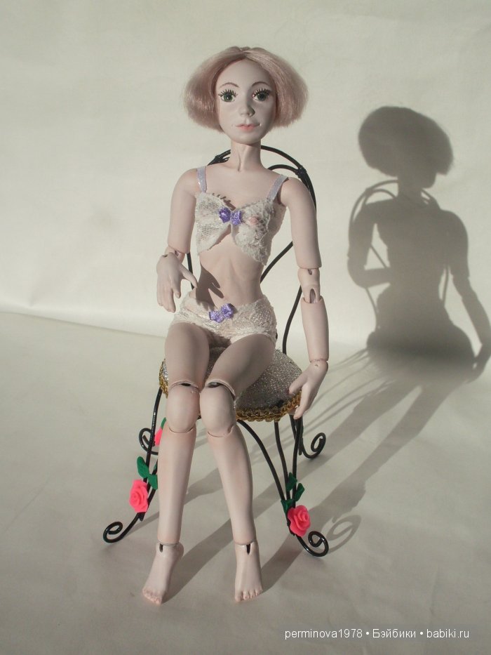 Виолетта, авторская шарнирная кукла Стёпиной Людмилы