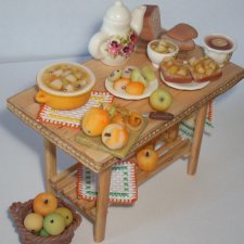 Варенье из яблок - кукольная миниатюра