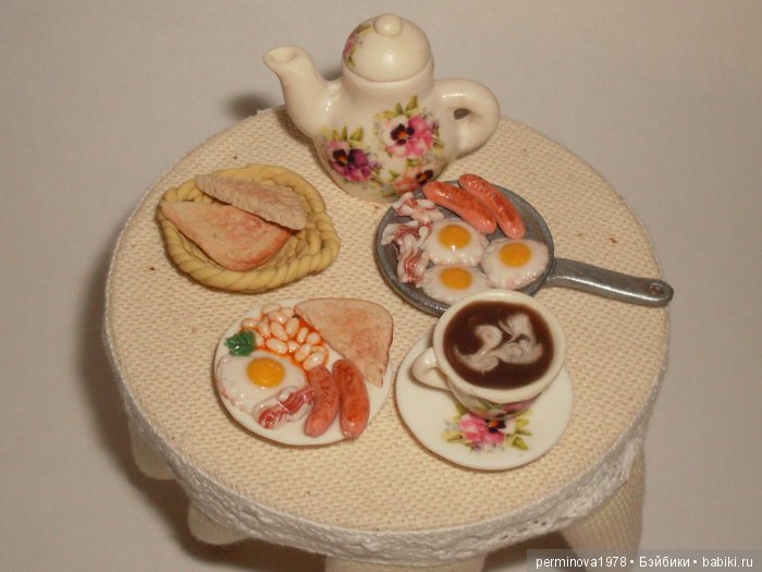 Миниатюра для кукол - Английский завтрак (фото 5)