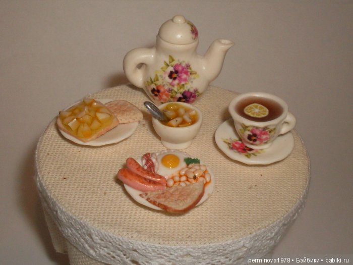 Миниатюра для кукол - Английский завтрак (фото 8)