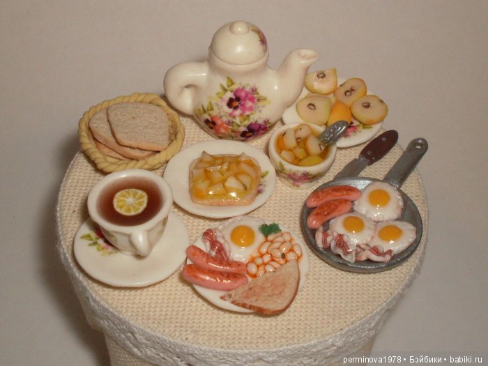 Миниатюра для кукол - Английский завтрак (фото 9)