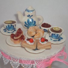 Миниатюра для кукол. Блины