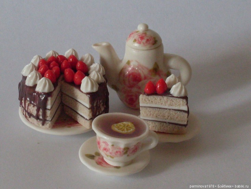 Вкус летних ягод — Кукольная миниатюра своими руками: еда (фото 3)