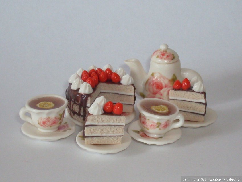 Вкус летних ягод — Кукольная миниатюра своими руками: еда