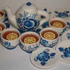 Чайный сервиз для Паолок. Как я это делаю