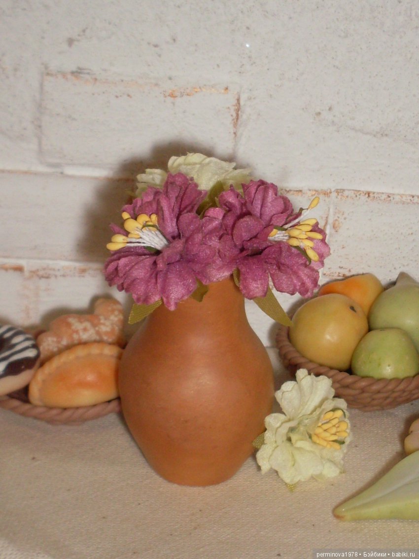 Керамическая посуда для кукол. Часть 2