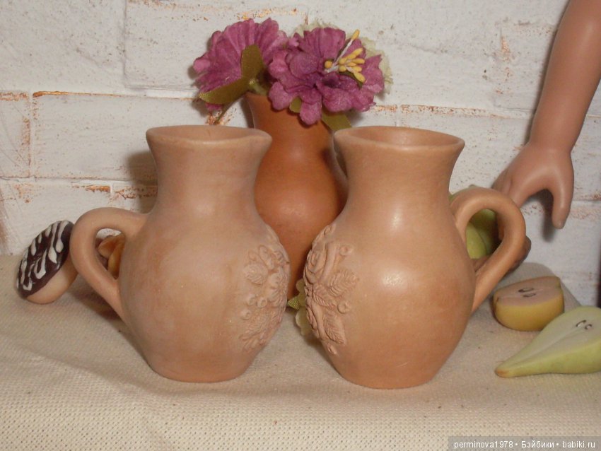 Керамическая посуда для кукол. Часть 2 (фото 6)