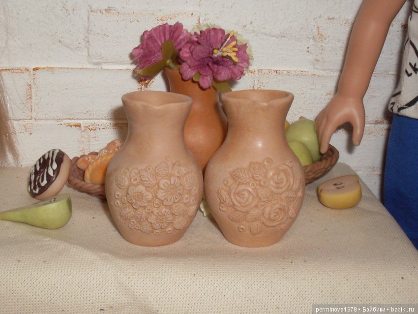 Керамическая посуда для кукол. Часть 2 (фото 5)