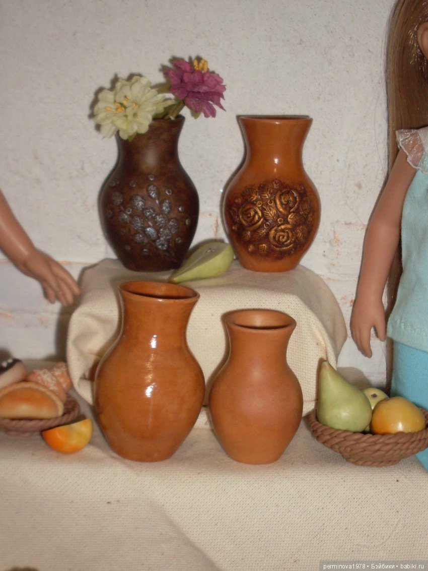 Керамическая посуда для кукол. Часть 2 (фото 4)