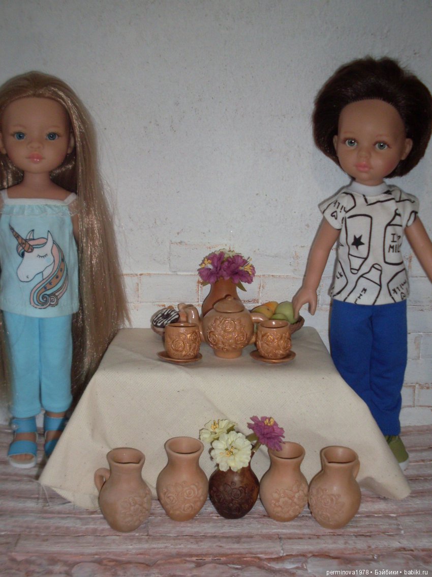 Керамическая посуда для кукол. Часть 2 (фото 9)