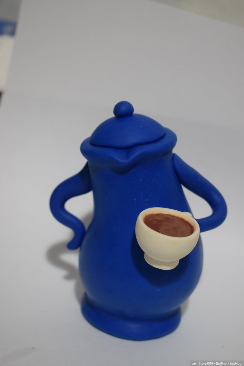 "С добрым утречком" М.К по лепке весёлого чайника | Бэйбики "С добрым утречком" М.К по лепке весёлого чайника