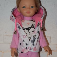 "Принцесса Анастасия и котята" М.К. по пошиву двусторонней жилетки