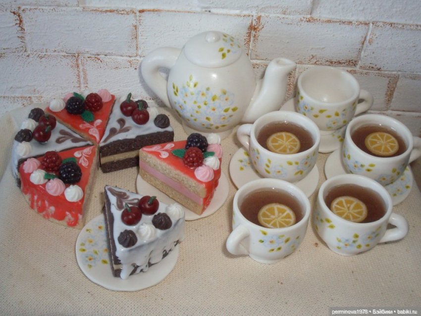 Чайные сервизы для кукол | Бэйбики Чайные сервизы для кукол — Кукольная миниатюра своими руками: еда