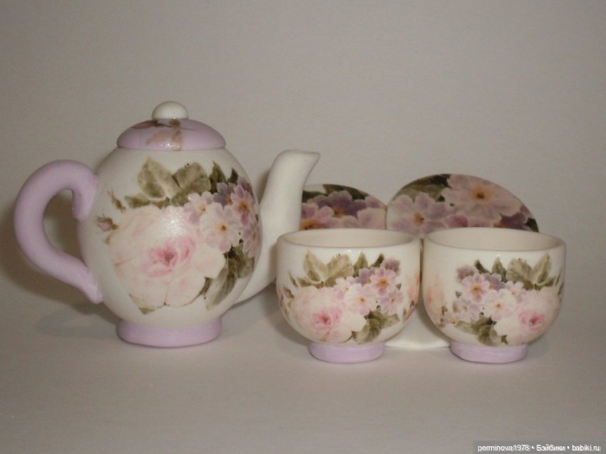 Чайные сервизы для кукол | Бэйбики Чайные сервизы для кукол — Кукольная миниатюра своими руками: еда (фото 5)