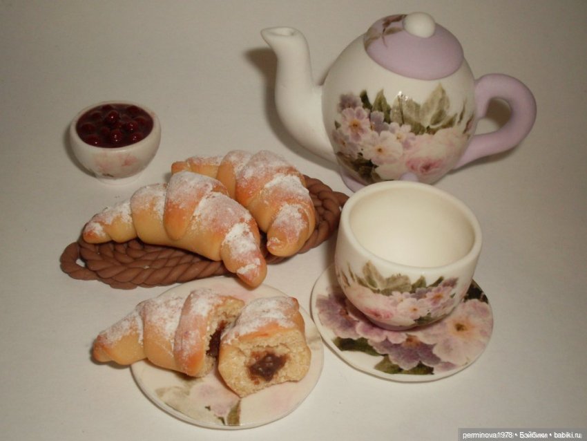 Чайные сервизы для кукол | Бэйбики Чайные сервизы для кукол — Кукольная миниатюра своими руками: еда (фото 6)