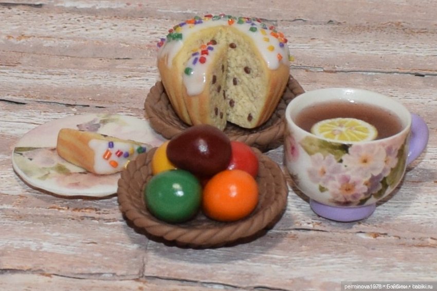 Чайные сервизы для кукол | Бэйбики Чайные сервизы для кукол — Кукольная миниатюра своими руками: еда (фото 8)