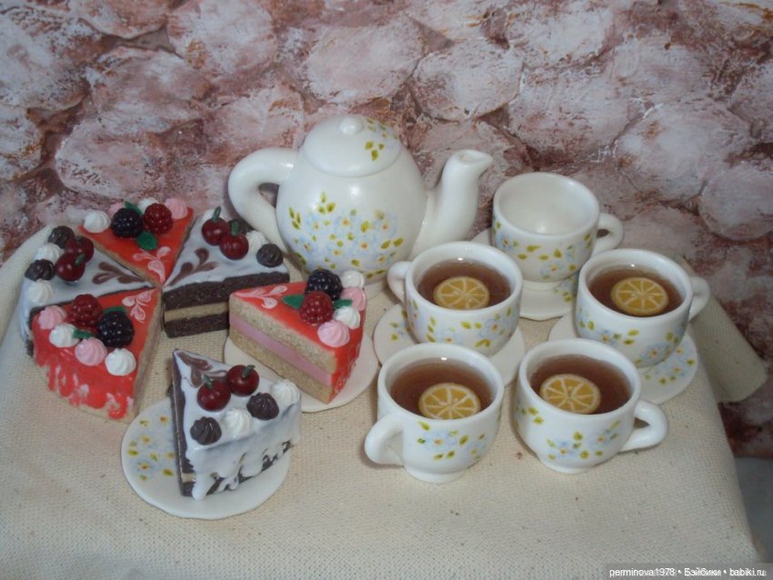 Чайные сервизы для кукол | Бэйбики Чайные сервизы для кукол — Кукольная миниатюра своими руками: еда