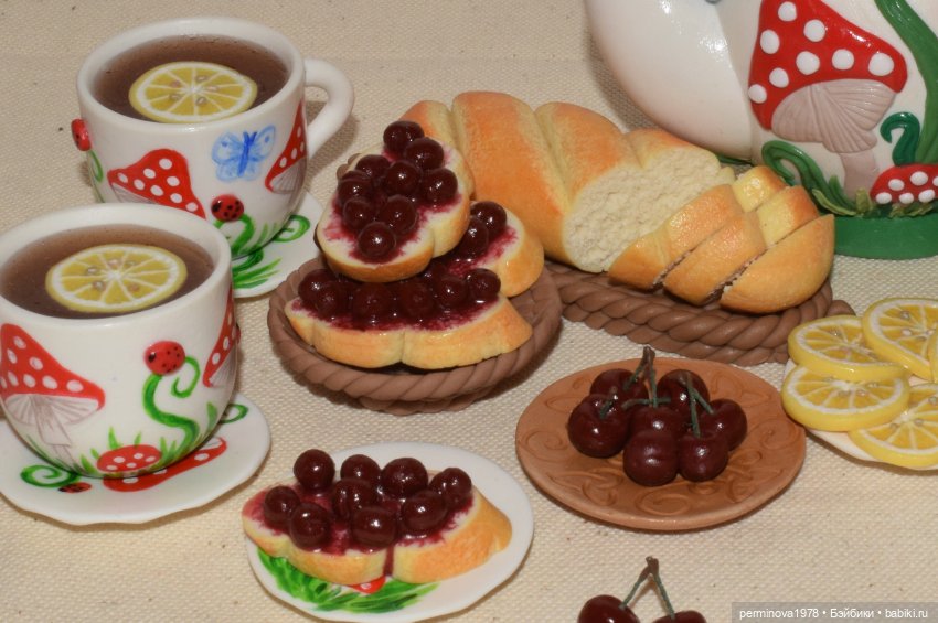 Чаепитие для Вихтелей — Кукольная миниатюра своими руками: еда (фото 6)