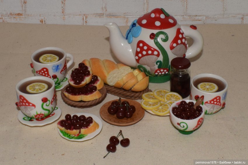 Чаепитие для Вихтелей — Кукольная миниатюра своими руками: еда (фото 5)