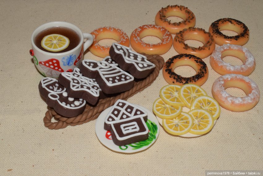 Чаепитие для Вихтелей — Кукольная миниатюра своими руками: еда