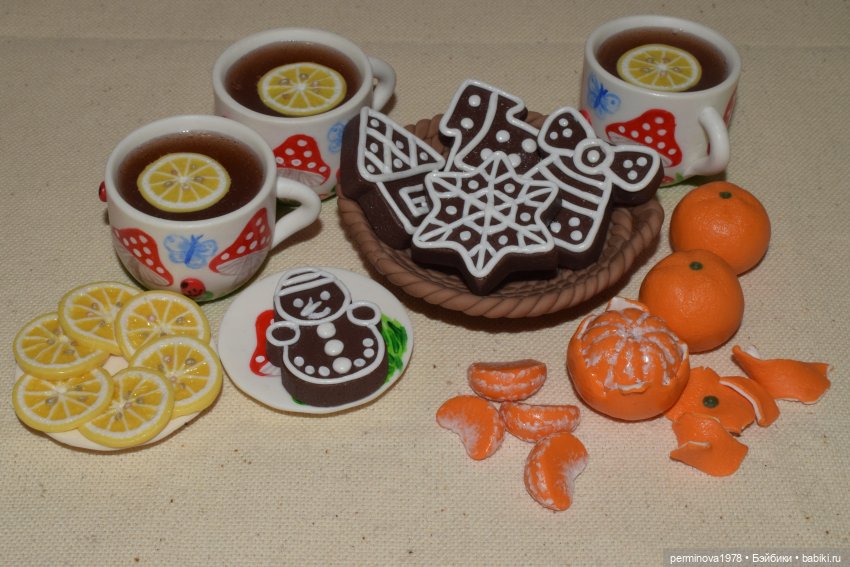 Чаепитие для Вихтелей — Кукольная миниатюра своими руками: еда