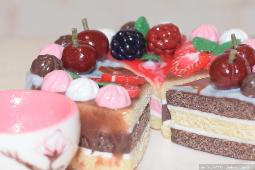 Цветущая сакура. Чайный сервиз для кукол | Бэйбики Цветущая сакура. Чайный сервиз для кукол