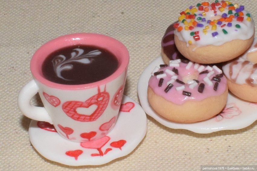 Цветущая сакура. Чайный сервиз для кукол | Бэйбики Цветущая сакура. Чайный сервиз для кукол