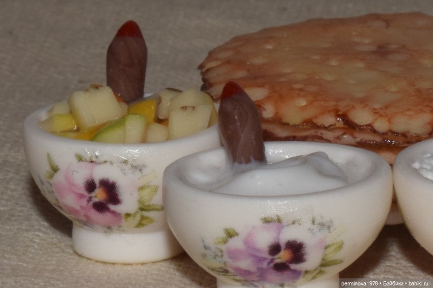 Печём блины. Игровой набор миниатюры для Барби | Бэйбики Печём блины. Игровой набор миниатюры для Барби (фото 9)